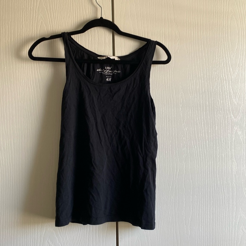 Black Small tank top. Worn a few times.